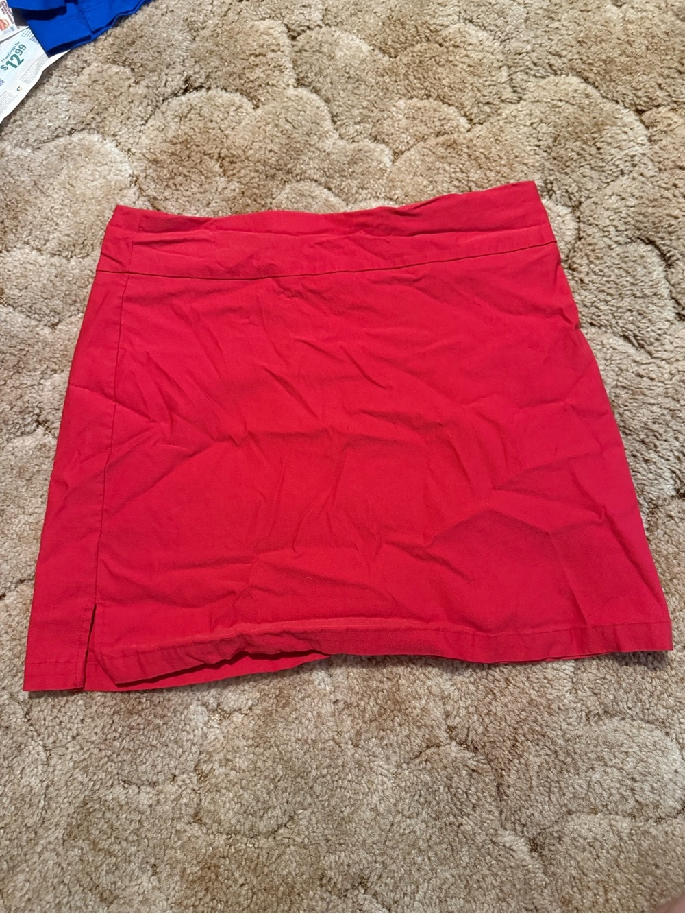 Rafaella Women’s Red Casual Mini Skort
